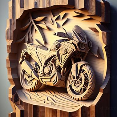 3D модель Yamaha Tenere 700 (STL)